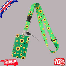 Sunflower Lanyard Adjustable Phone Strap USB Badge Holder Neck Lanyard