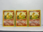 Charmander 46/102 Base Set – 3 Card Lot MP-HP Pokemon WOTC Vintage