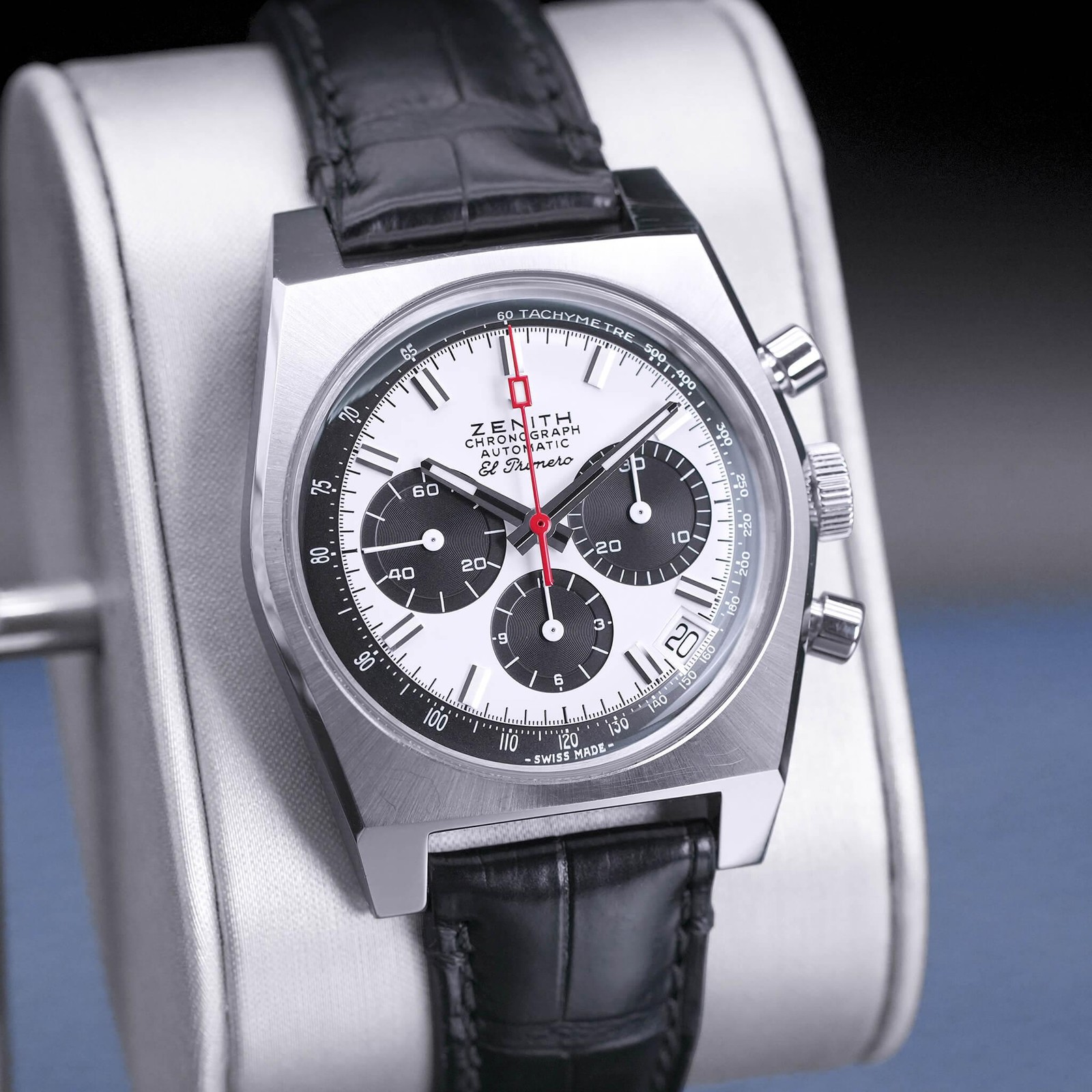 Zenith Chronomaster El Primero A384 Revival Silver Dial 37mm 2020 Box & Papers image 6