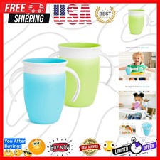 Miracle 360 Sippy Cup for 6 Old, Spill Proof Baby and Toddler Cups with Tran...