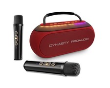 SB-230 Portable Bluetooth Speaker/Karaoke Machine with Wireless Microphones, ...