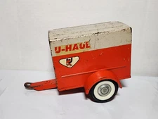 Vintage 1960's Nylint Ford U-Haul Enclosed Trailer For Pick Up Truck - Old Logo