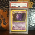 1999 POKEMON FOSSIL #5 GENGAR-HOLO PSA 5