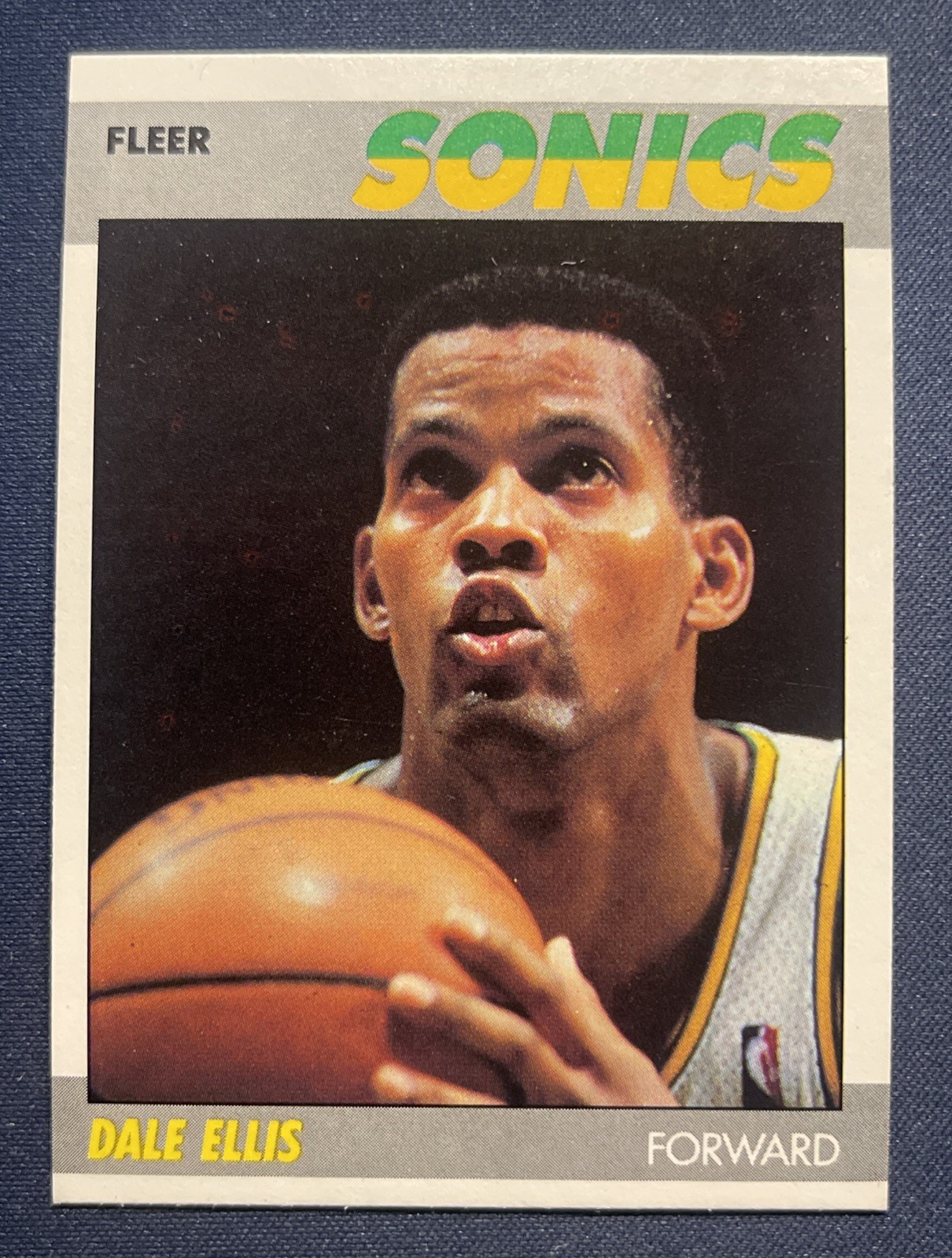 1987-88 Fleer Dale Ellis Rookie (RC) Seattle Supersonics Basketball Card #33