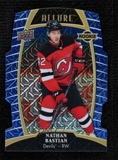 2019-20 Upper Deck Allure Rookies Blue Line 18/25 Nathan Bastian #85 0k4