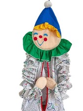 VTG Judi-S Heirloom Clown Pajama Bag Diaper Stacker 36  Made USA Mint Condition