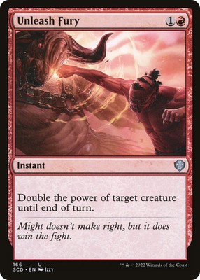 Unleash Fury [Starter Commander Decks] Near Mint