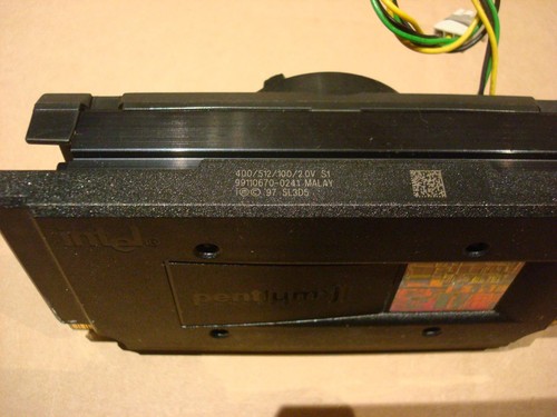 Intel Pentium II 400Mhz Slot 1 CPU SL3D5 1997 With cooler - Imagen 3 de 3