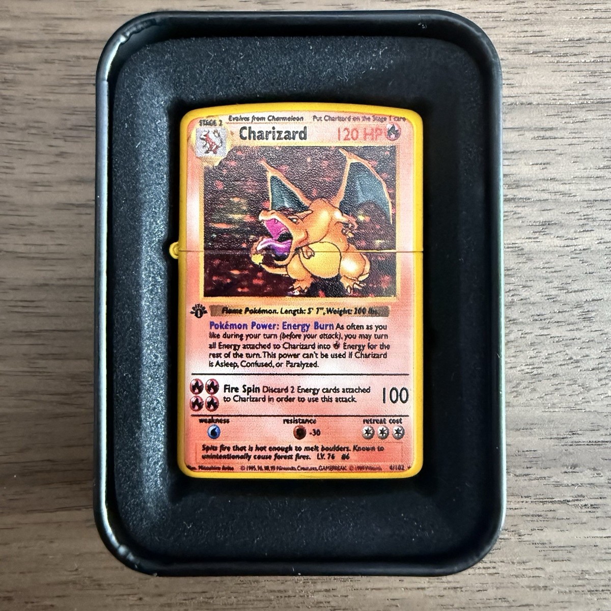pokemon card lighter Pokemon Charizard Wind Resistant Lighter
