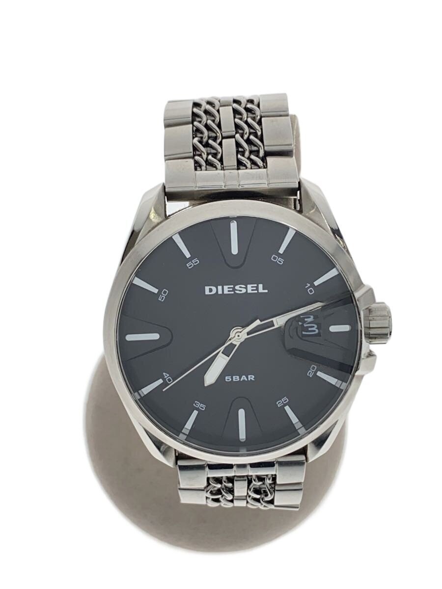 DIESEL DZ-1974 Quartz Analog Black Dial Stainless Steel Watch Near