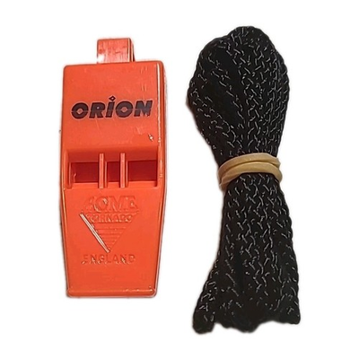 #ad ORION Flat Safety Whistle. New. Orange $12.99