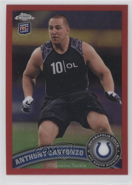 Anthony Castonzo Topps Chrome #213 Red Refractor