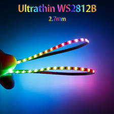 Ultra Narrow 2.7Mm WS2812B 160Leds/M LED Strip WS2812 2020 Individually Addressa