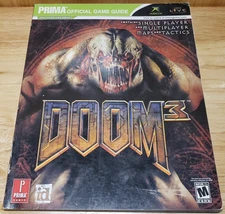 Doom 3 Prima Official Game Guide Xbox Maps Tactics Walkthrough Strategy Book