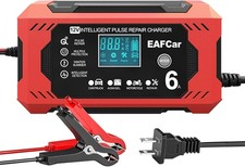 6-Amp Battery Charger, 12V Trickle Charger Car Battery Charger, Smart Automatic