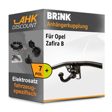 Für Opel Zafira B 07.2005-jetzt BRINK Anhängerkupplung abnehmbar + 7polig E-Satz
