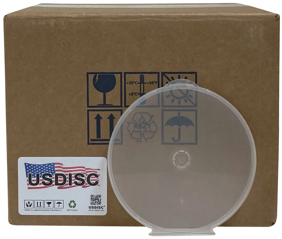 USDISC Clamshell Cases, Single 1 Disc (Clear) Lot - Image 2 of 2
