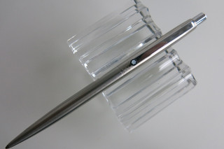 MontBlanc Kugelschreiber SlimLine Edelstahl sehr schön Mont Blanc