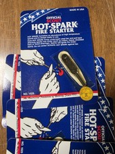 Vintage Official Scout Hot-Spark Fire Starter No. 1525 Made in USA lot of 6 pk