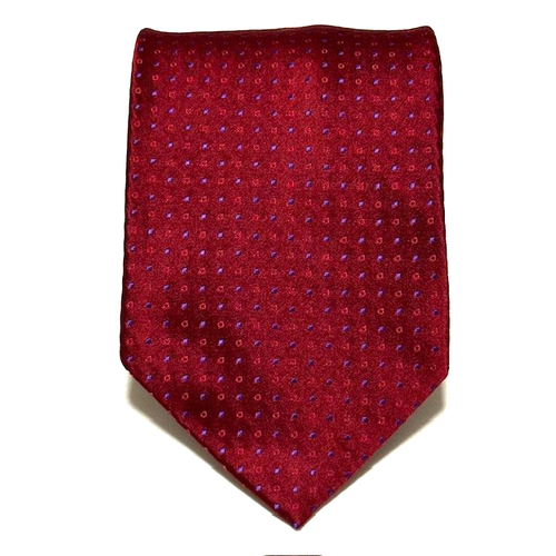 Hickey Freeman Tie Iridescent Red Stylish Elegance Modern Luxury Dapper Handmade - Picture 2 of 21