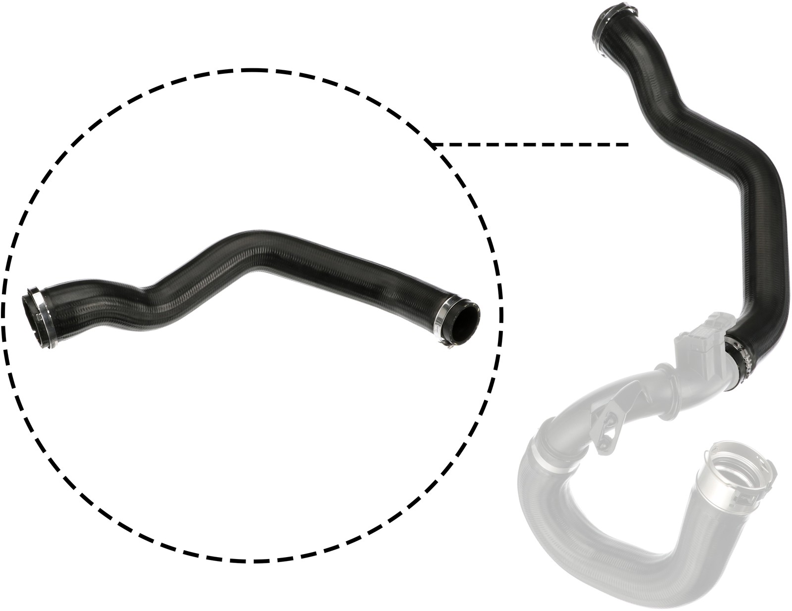 3x ✅Fits GATES 09-1393 INTERCOOLER HOSE ⭐UK Seller⭐