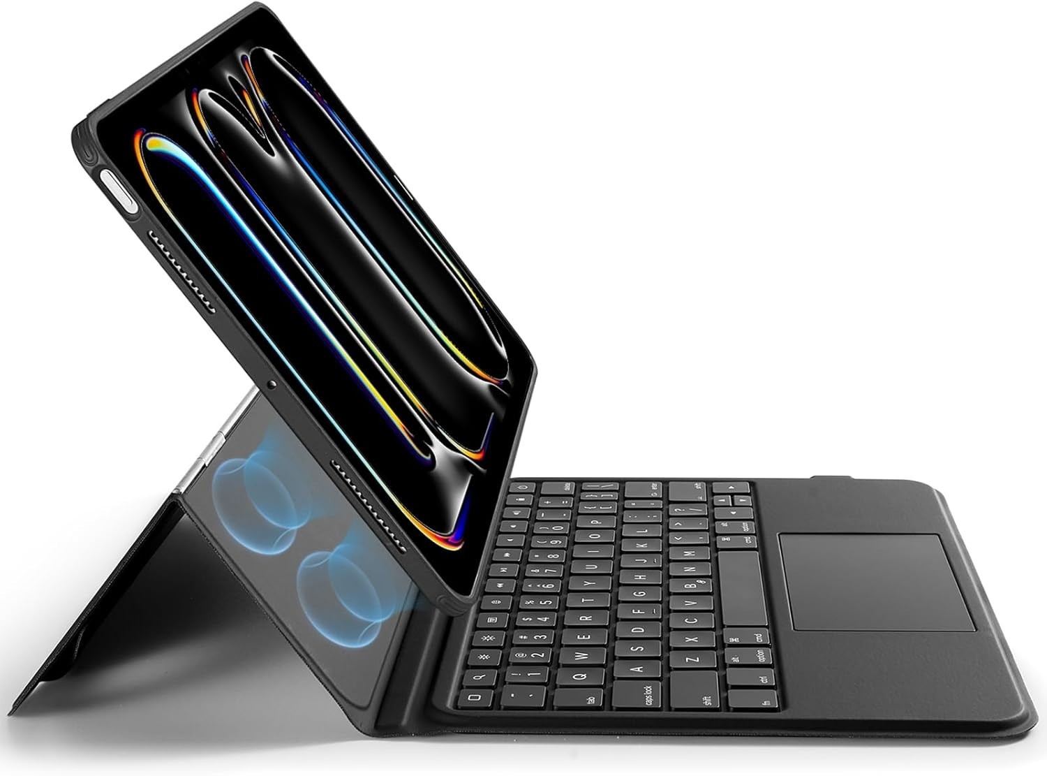 iPad Pro 11 Inch Case with Keyboard (M5/M4, 2025/2024), iPad Pro 11(5th) - Black-image