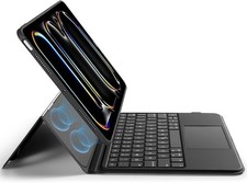 iPad Pro 11 Inch Case with Keyboard M5/M4, 2025/2024 , iPad Pro 11 5th - Black
