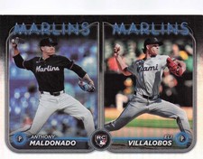 2024 Topps Update #US305 Eli Villalobos / Anthony Maldonado RCOM Rainbow Foil