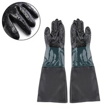 Sandblast Cabinet Cotton Lined Sandblasting Gloves And Sleeves Cotton Gloves