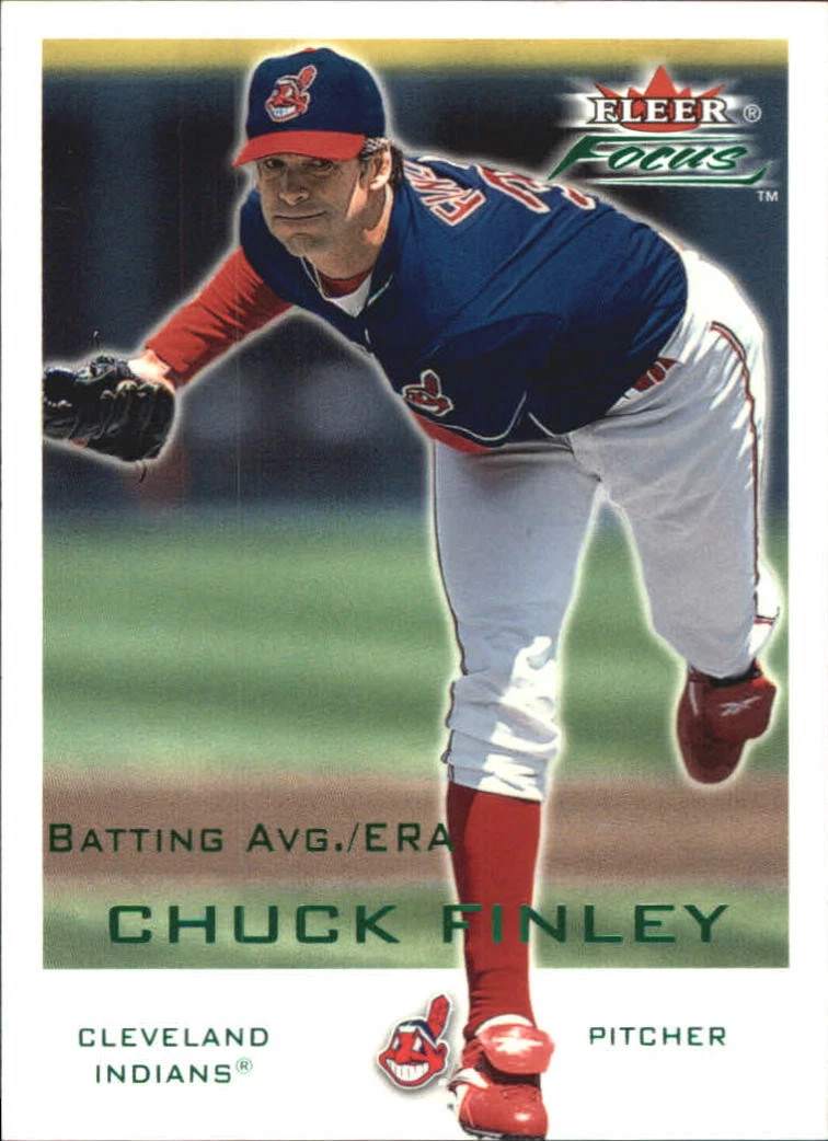 Chuck Finley trading card
