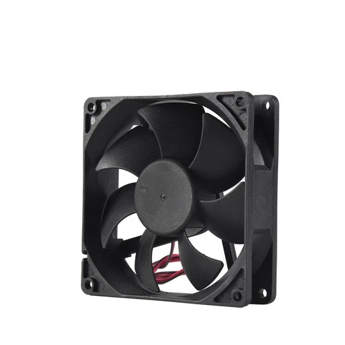 Schwarz Kunststoff-Platz 9025 90 x 90 x 25 mm DC 12V 0,25A Kuehler Luefter D5D4