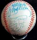 1996 CHICAGO CUBS TEAM (25) SAMMY SOSA RYNE SANDBERG AUTOGRAPHED ONL BASEBALL