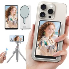 Vlog Selfie Monitor Screen, Back Camera Monitor Screen for iPhone, Wireless M...