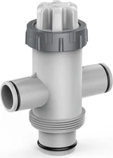 Pool Fittings Dual Split Hose Plunger Valve, Parts Replacement Round Top 