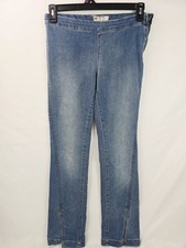 Free People Penny Pull On Flare Jeans Bell Bottom Sz 27 Blue Retro Boho