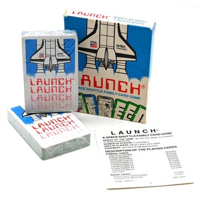 1986 Launch NASA Space Shuttle Card Game McGregor Sealed Decks Vintage