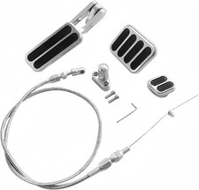 98 Up Gm Ls Billet Alum Gas Pedal Assembly W36 Throttle Cable Bracket Kit