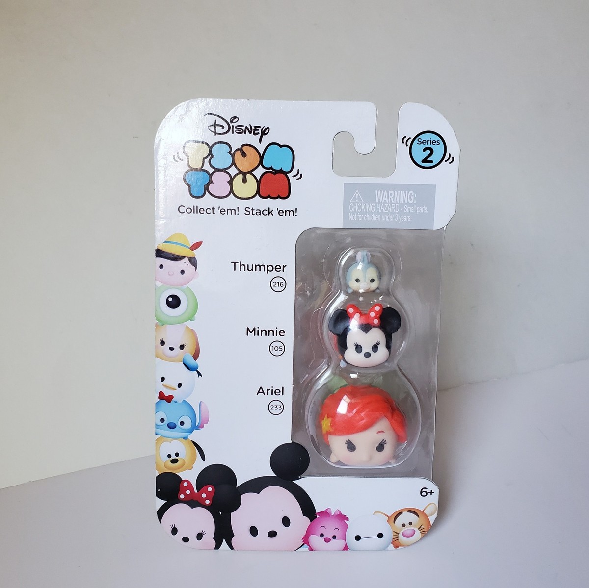 Disney Tsum Tsum Series 2 Thumper 216 Minnie 105 Ariel 233 Mini