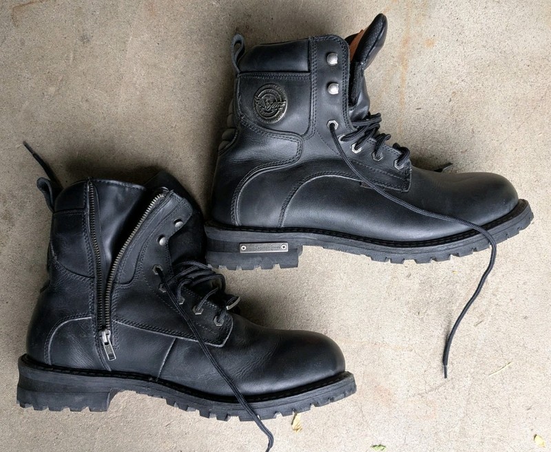 Milwaukee Leather MBM9096WP Mens Black Waterproof Lace-Up Logger Boots Size 12 