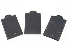 Unkown Marker 2x3 inch Glass Plate Holder Lot of 3 Vintage V21