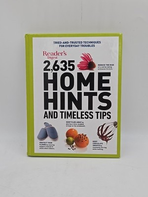 Reader's Digest 2,635 Home Hints and Timeless Tips  2020 Hard Cover