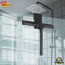 Shower Squeegee Glass Door Wall Cleaner with Silicone Holder Bathroom Wiper