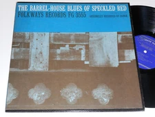SPECKLED RED THE BARREL-HOUSE BLUES VG++ Folkways DG lp
