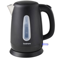 Goodmans Matt Black Jug Kettle 1.7L