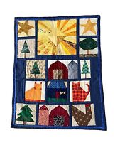 Patchwork Quilt Squares Decor Art