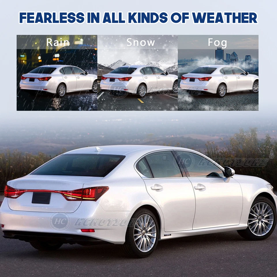 Luces traseras LED para Lexus GS 200t 350 450h F 2013-2020 luces traseras secuenciales rojas Foto 2 de 4