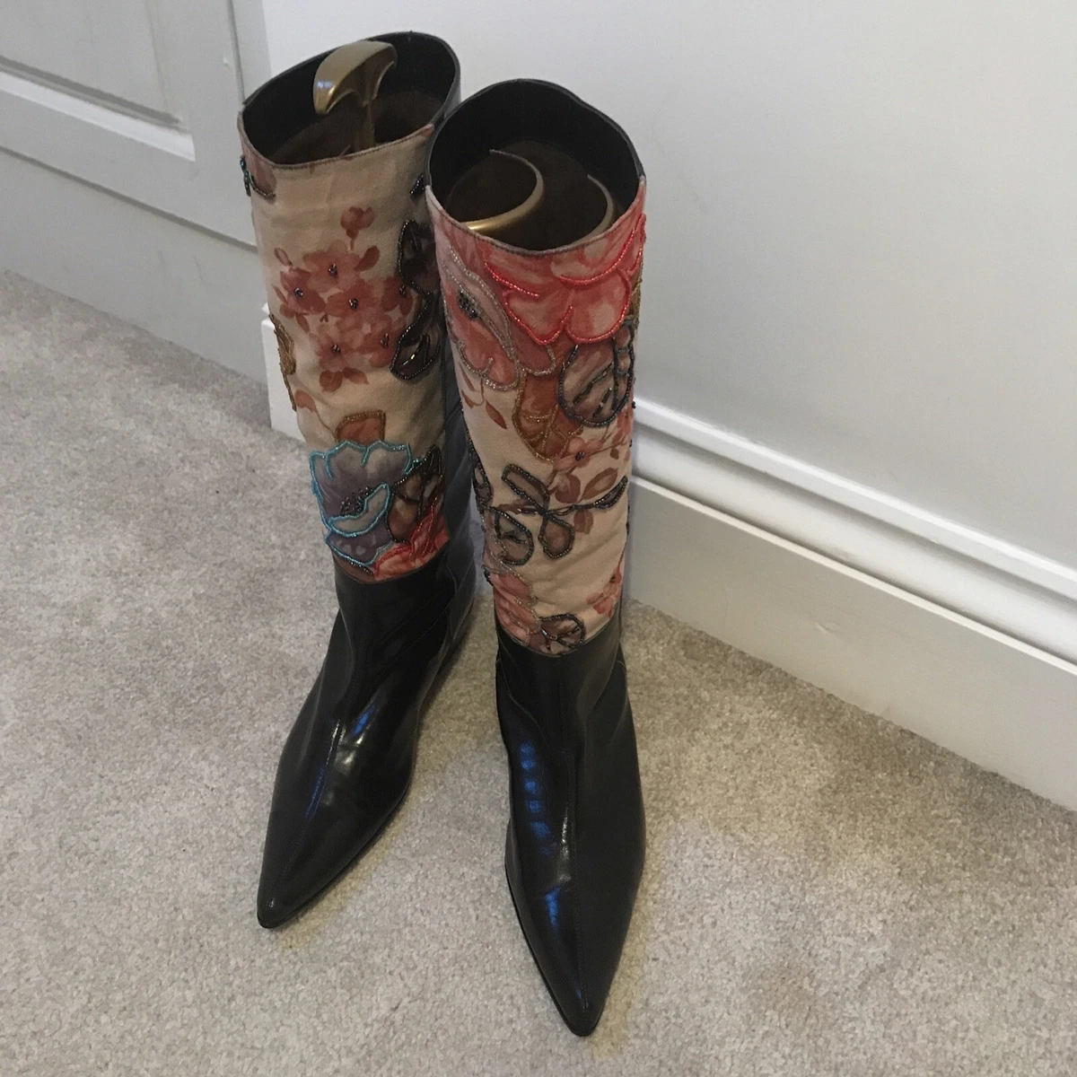 Unique leather store boots