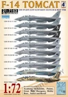 DXM decal 1/72 USN F-14 Tomcat  VF-2/VF-31/VF-41/VF-84/VF-101/VX-30 & IRIAF