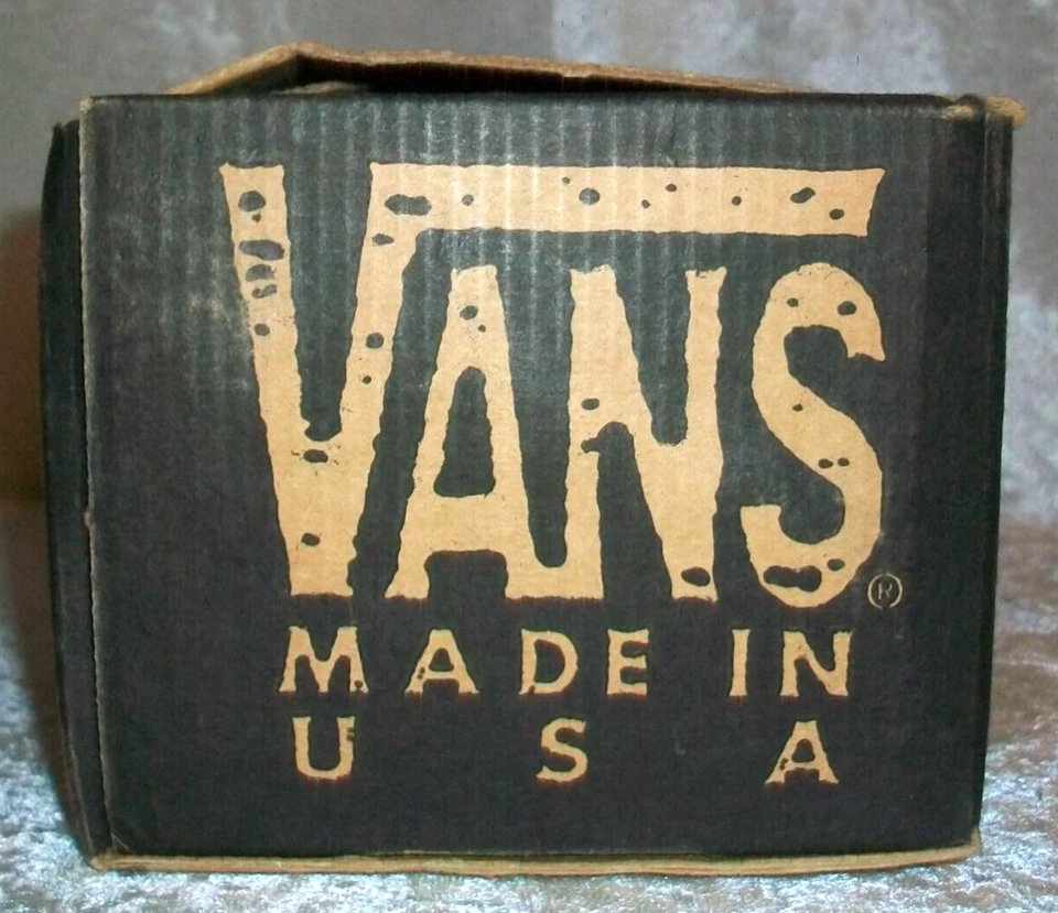 Vintage 1994 Vans Square Root Logo Empty Shoe Skateboarding Sneaker Box 70249 - Image 4 of 4