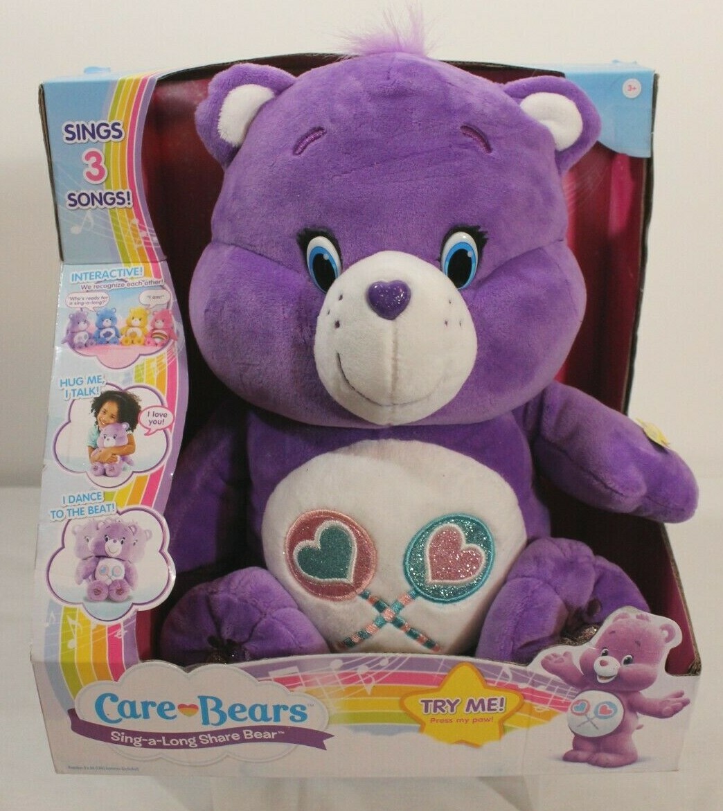 Sing Along Share Bear Care Bears Doll 2007 Brand New In Original
